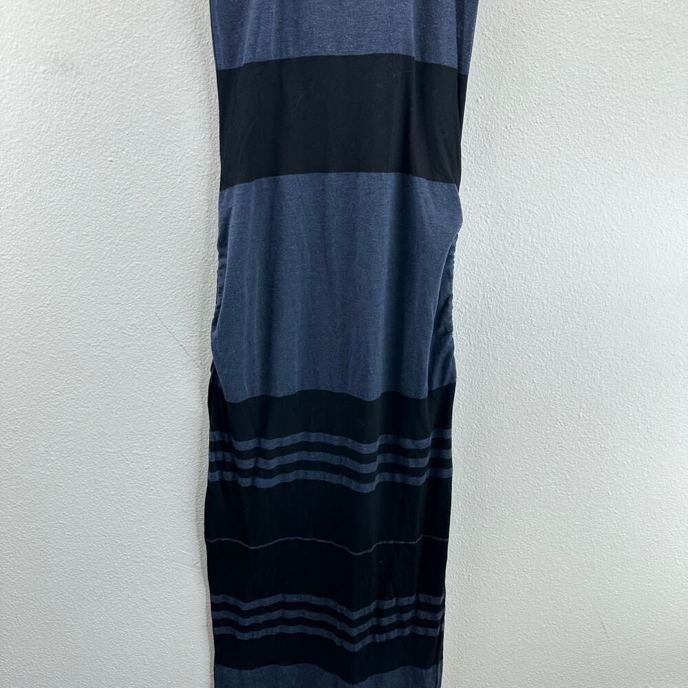Standard James Perse Wide Stripe Tank Dress in Blue Black Size 1/S - Picture 4 of 13
